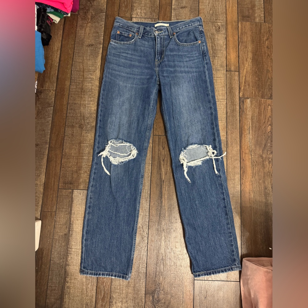 Levi's Blue Straight Leg Women's Jeans